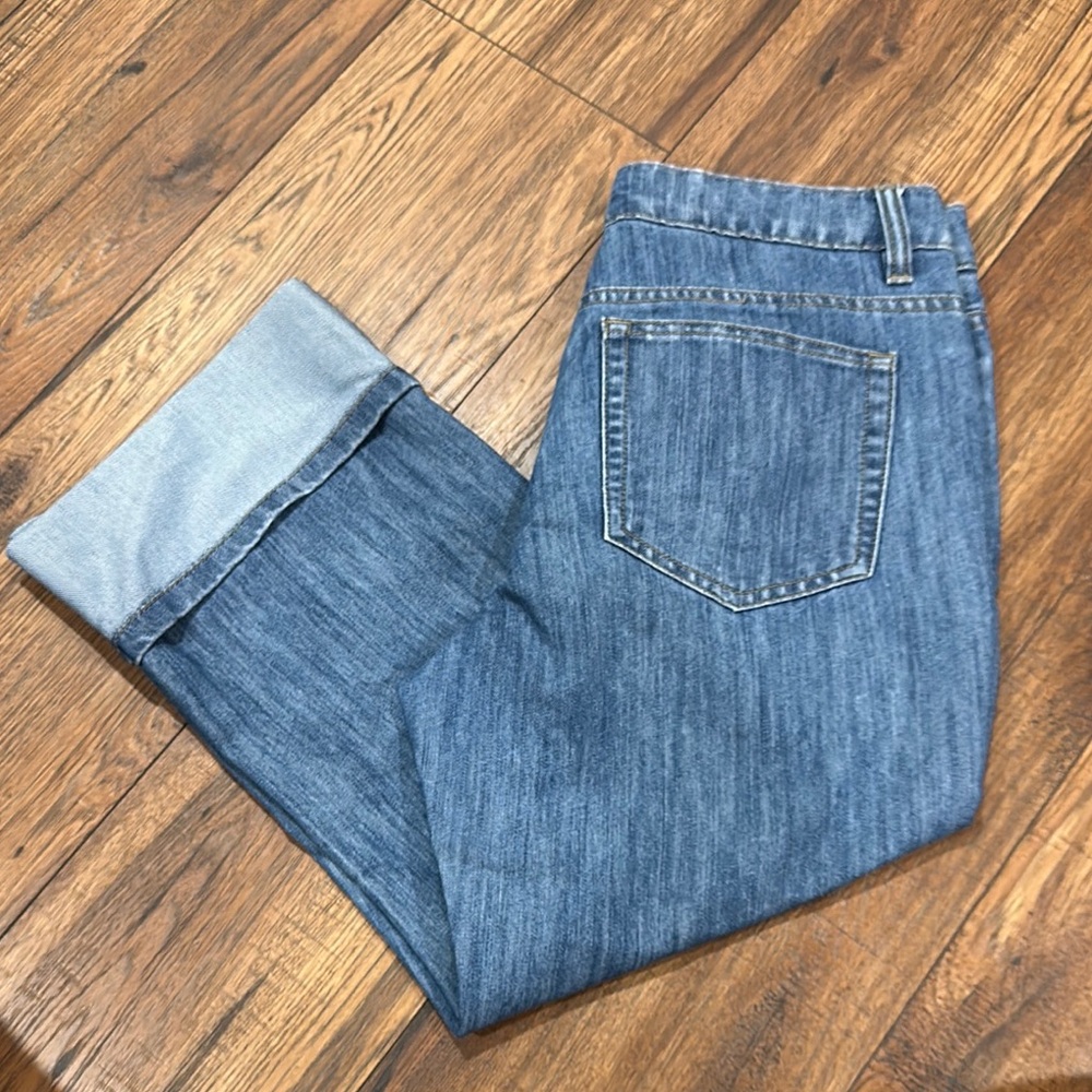 Merona Women's Cropped Blue Jeans